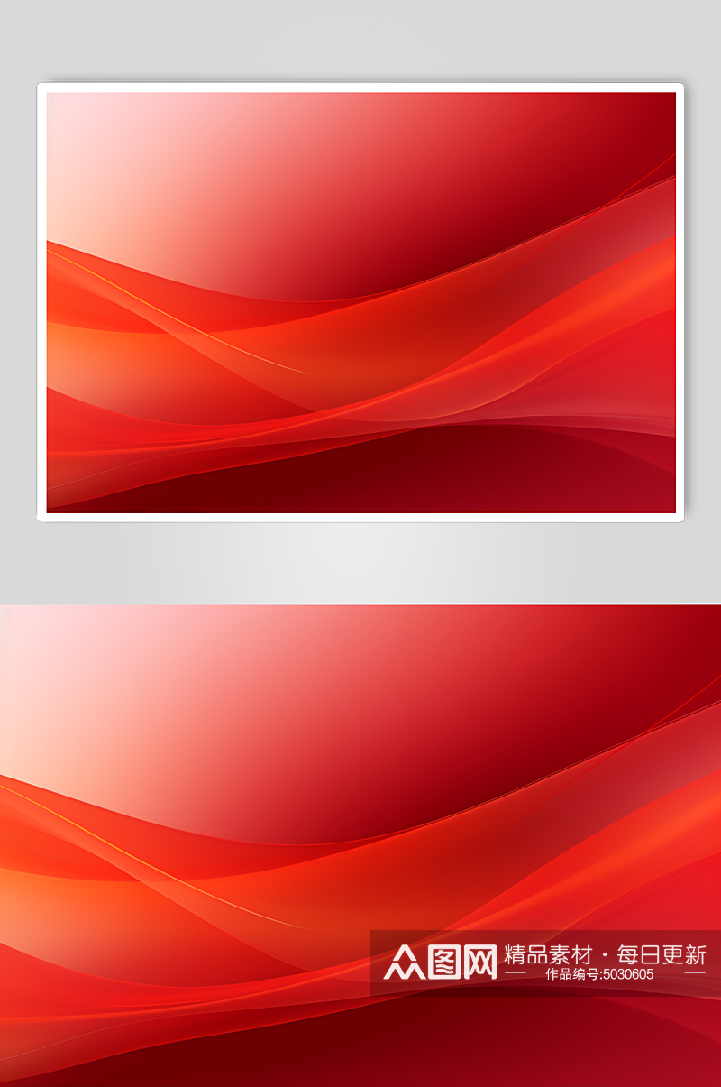 AI数字艺术红色抽象线条背景图素材