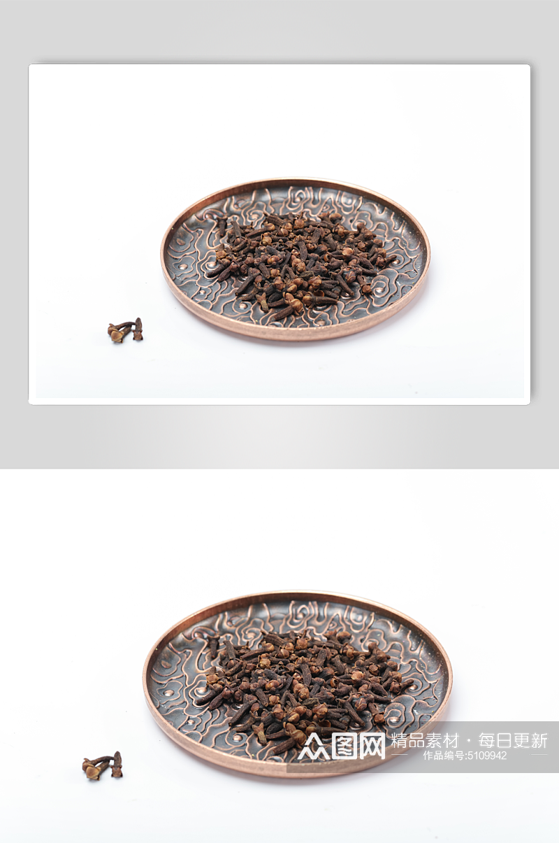瓷碗丁香茶茶文化茶道花茶摄影图素材