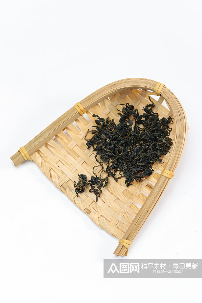 铁观音茶叶细节图茶文化花茶摄影图素材