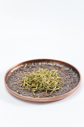 金银花茶茶文化茶道花茶摄影图