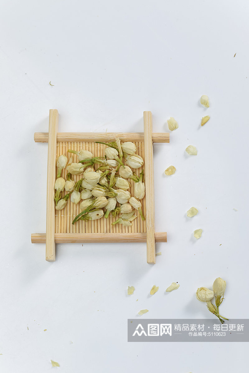 茉莉花茶茶茶文化茶道花茶摄影图素材