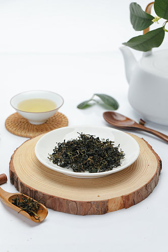 铁观音茶叶细节图茶文化花茶摄影图