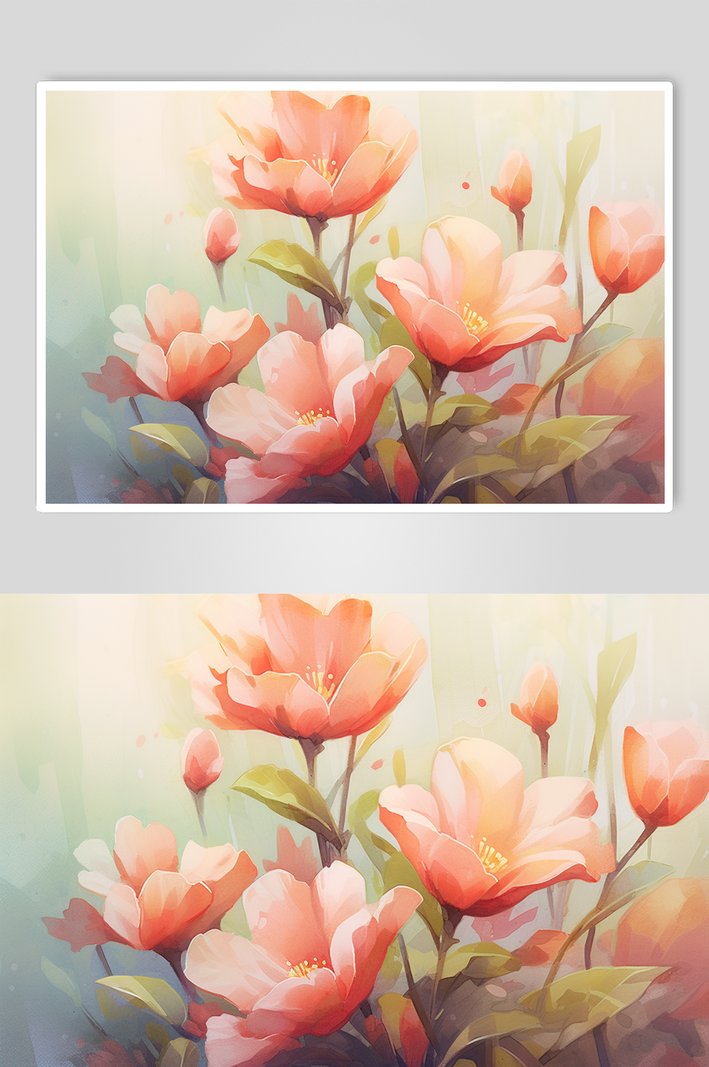 AI數(shù)字藝術(shù)原創(chuàng)CG花卉模型圖片素材