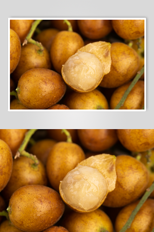 果香四溢黄皮果水果摄影图片-众图网