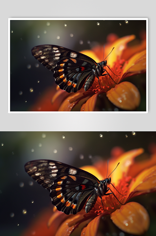 AI数字艺术高清唯美蝴蝶昆虫摄影图片