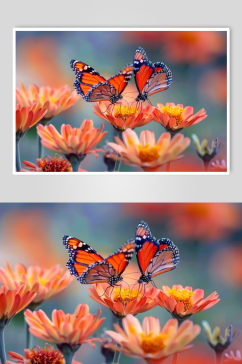 AI数字艺术昆虫蝴蝶图片