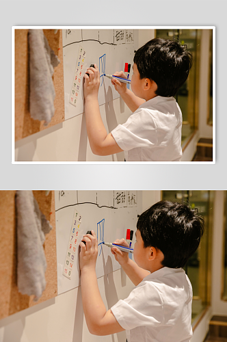 算术数学绘画艺术儿童人物摄影图