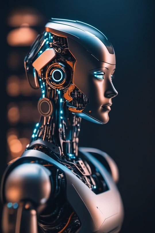 AI数字艺术互联网AI机器人模型