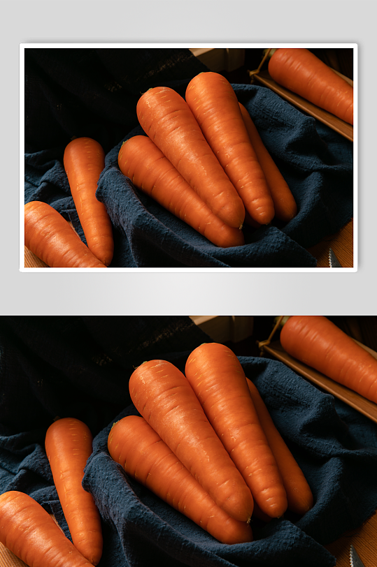 新鲜胡萝卜蔬菜美食摄影图片