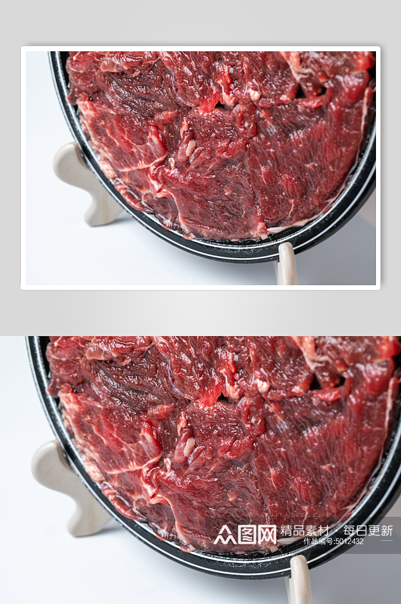 手切鲜牛肉火锅菜品美食摄影图片素材