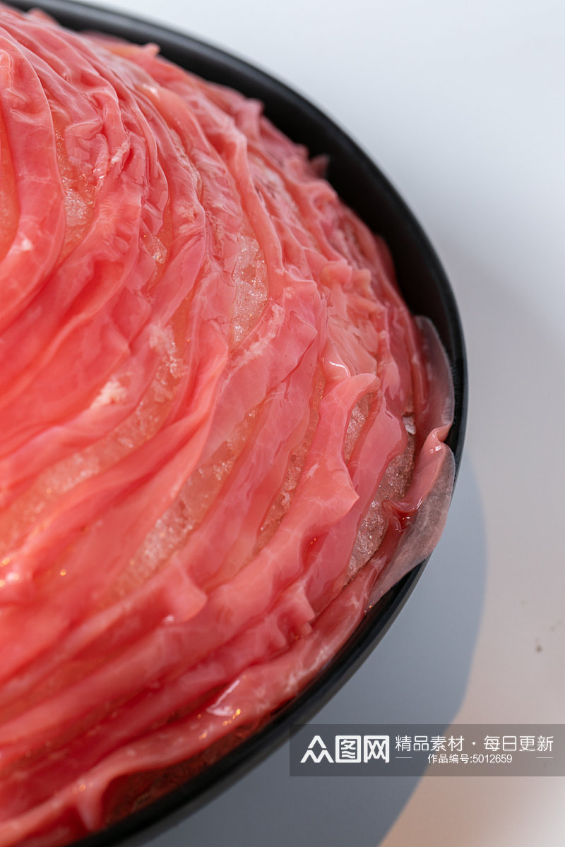 一米鸭肠火锅菜品美食摄影图片素材