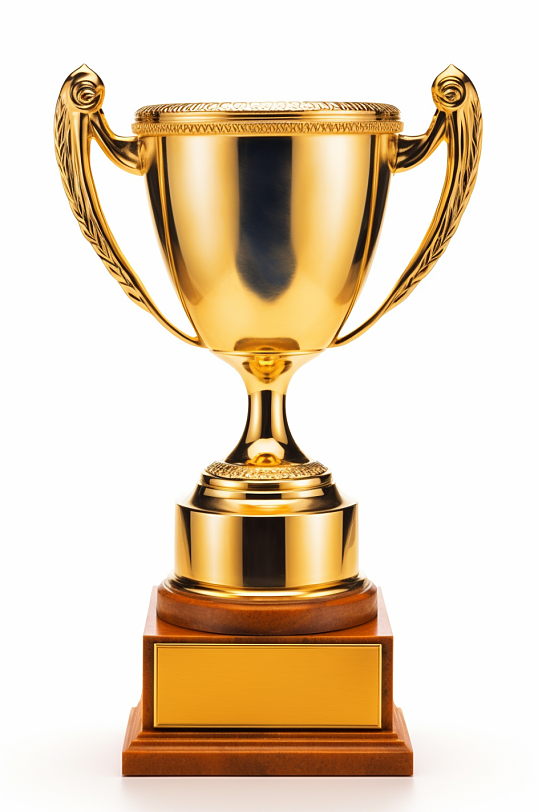 AI数字艺术获奖冠军奖杯荣誉颁奖摄影图片-众图网