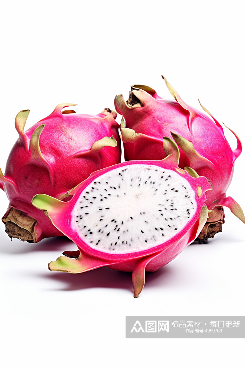 AI数字艺术火龙果果树果园水果摄影图片素材