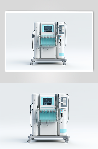AI数字艺术高清呼吸机医疗仪器摄影图片
