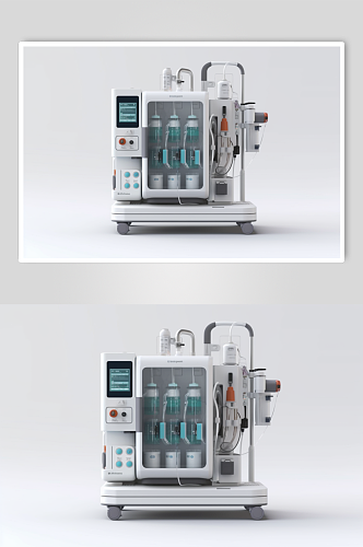 AI数字艺术高清呼吸机医疗仪器摄影图片
