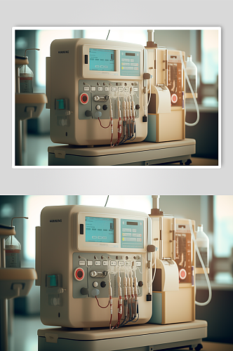 AI数字艺术高清呼吸机医疗仪器摄影图片