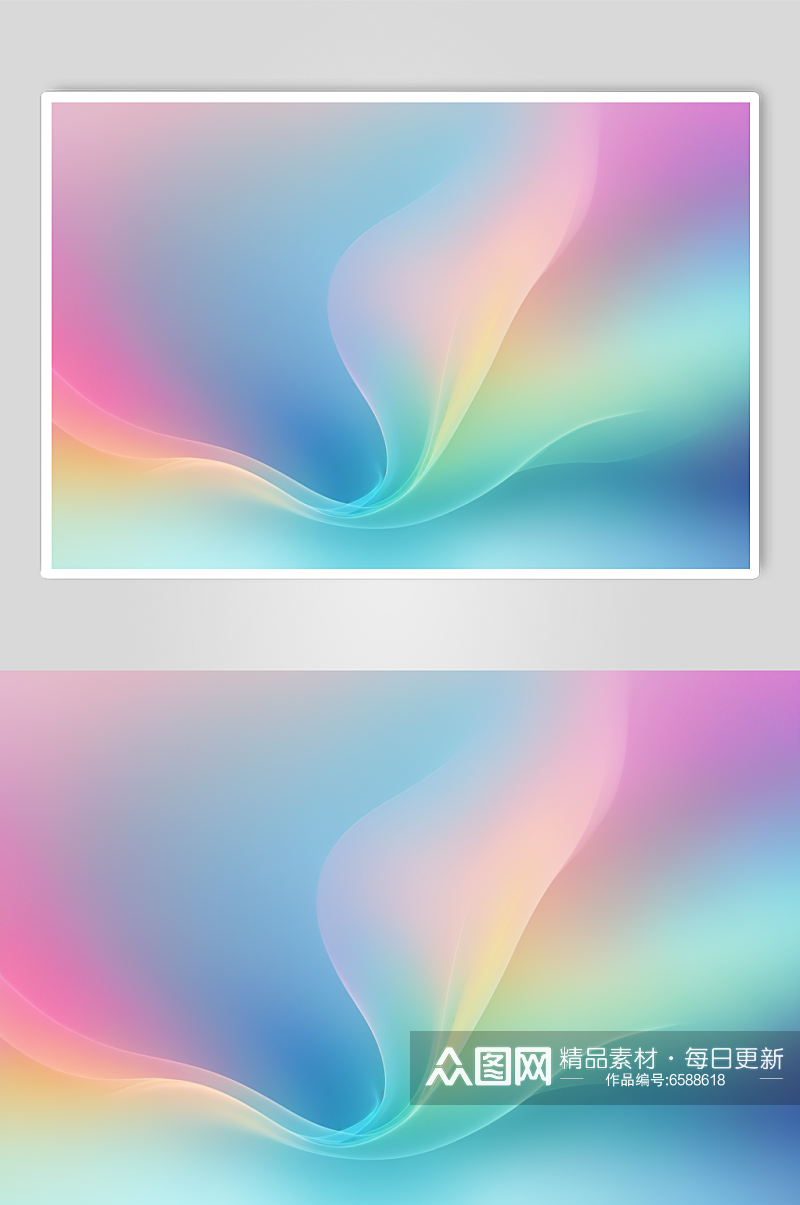 AI数字艺术色彩变换底图背景图素材