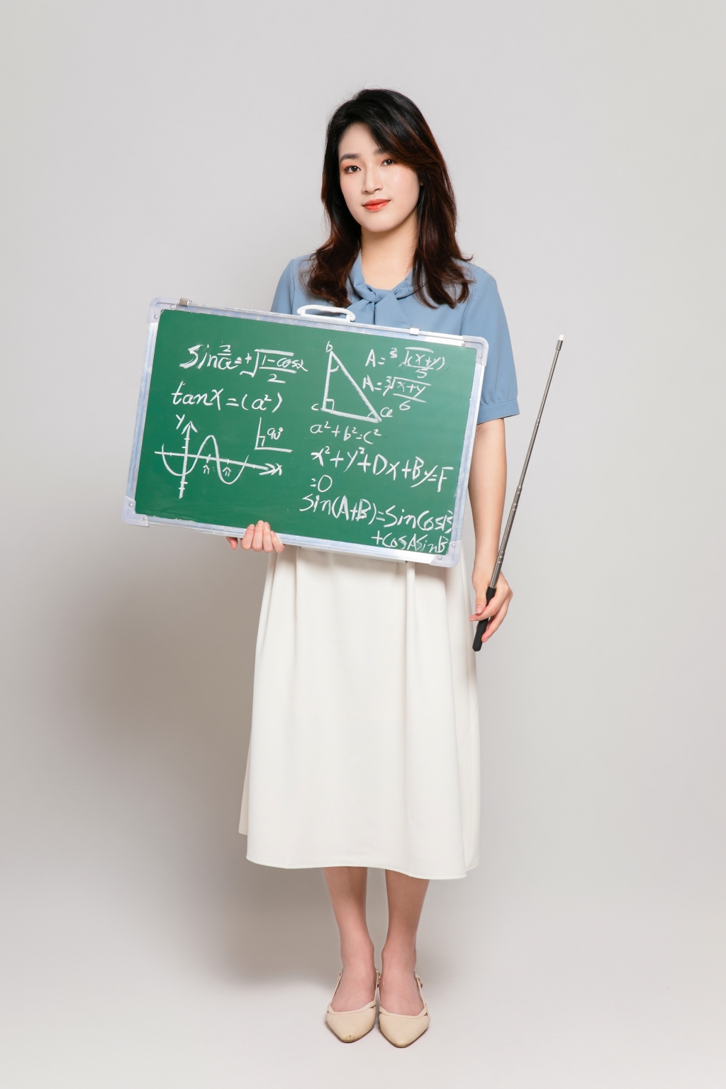 休閑裝教師節(jié)老師商務女生人物攝影圖素材