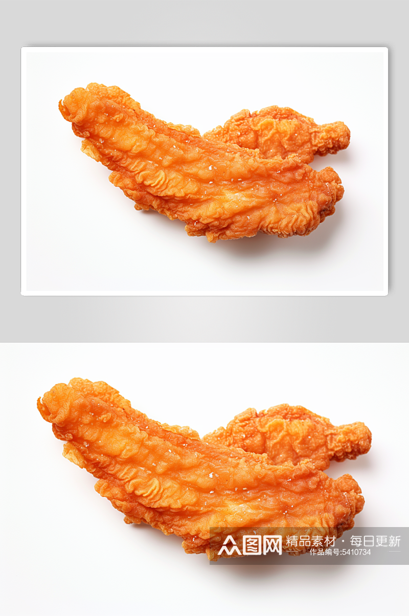 AI数字艺术鸡翅鸡腿美食摄影图素材