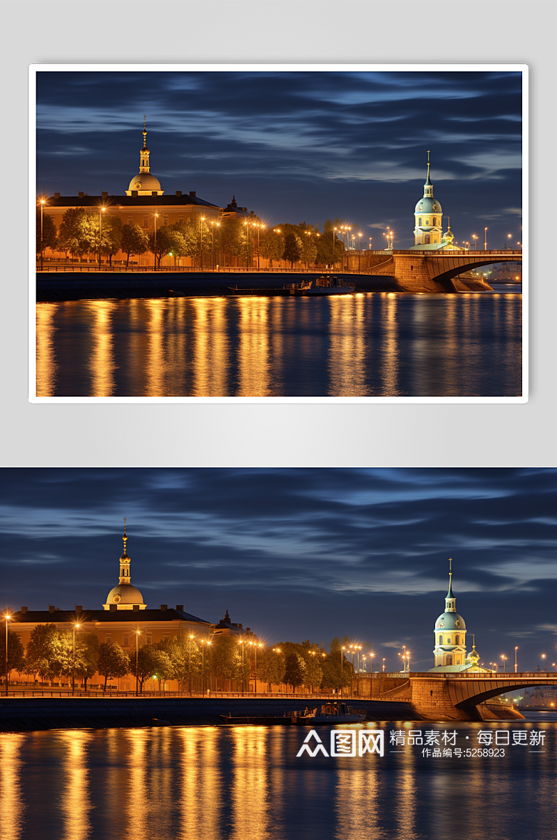 AI数字艺术境外旅游俄罗斯风景摄影图素材