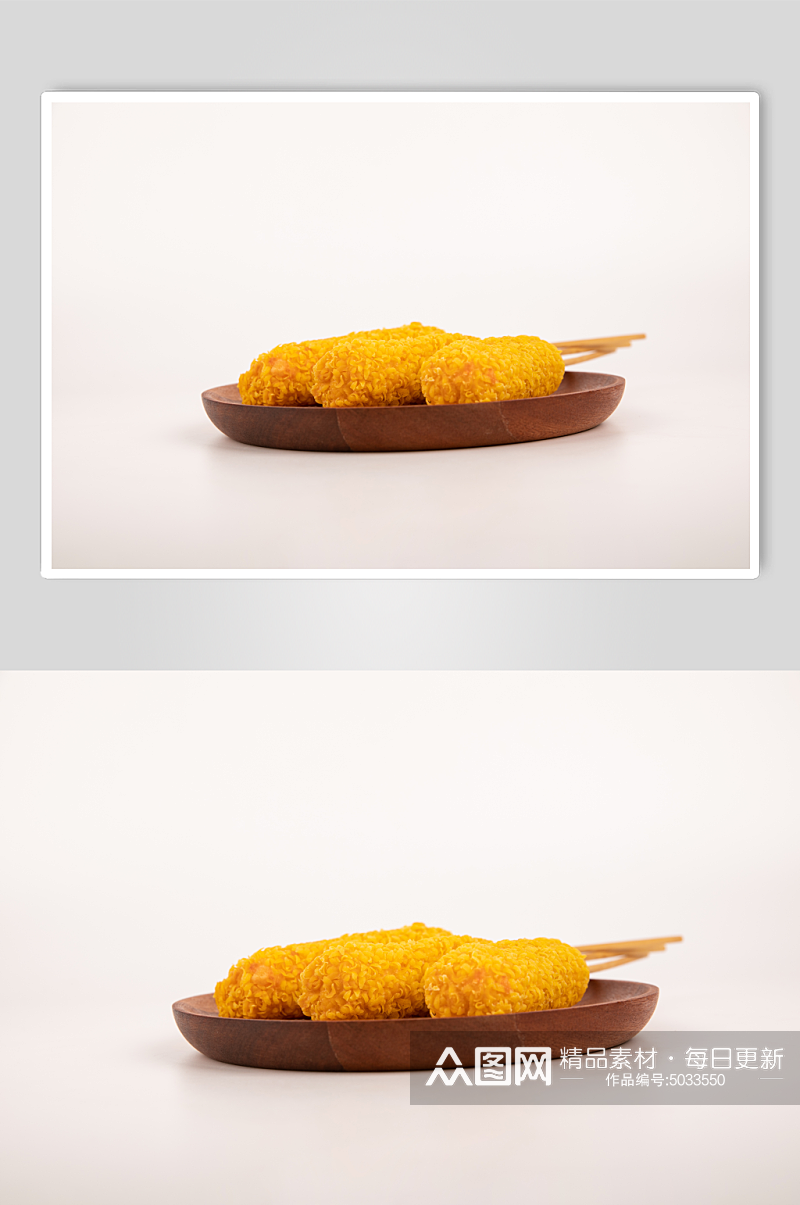 炸芝士棒韩式小吃美食摄影图片素材