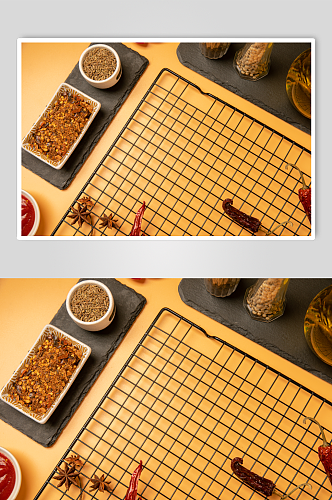 现代风厨房韩式小吃摄影图片