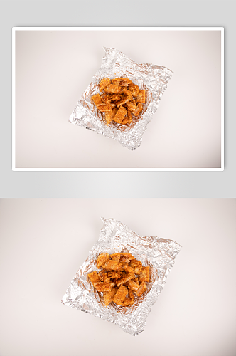 炸鸡排韩式小吃美食摄影图片