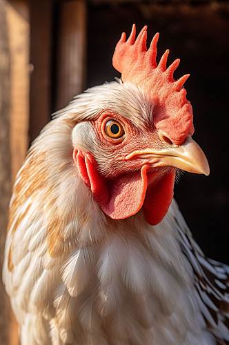 AI数字艺术高清鸡窝鸡圈家禽动物摄影图片