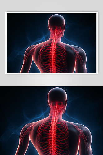 AI数字艺术医疗脊柱图片
