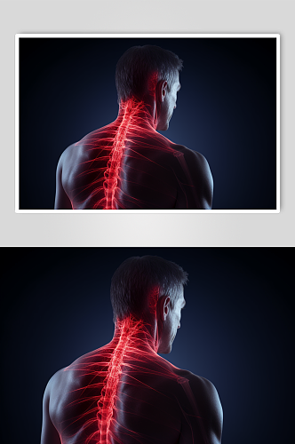 AI数字艺术医疗脊柱图片