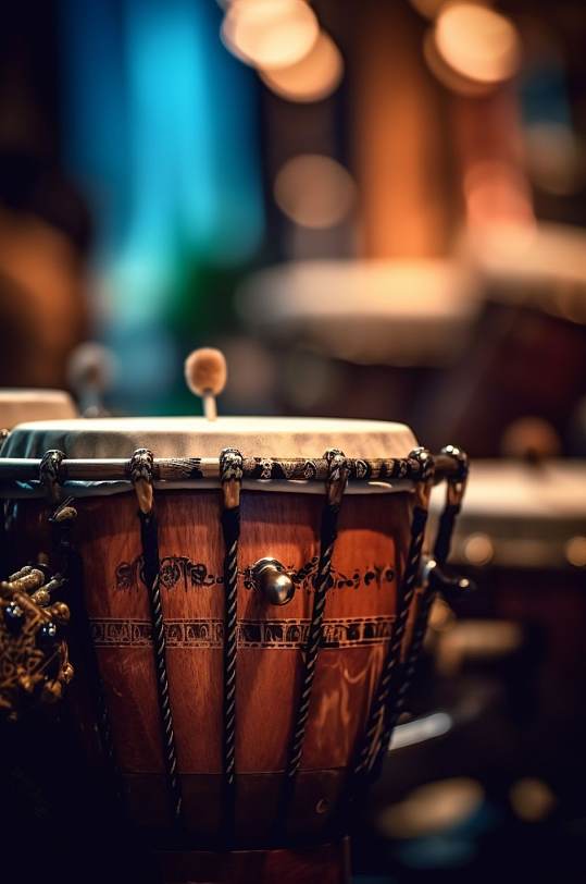 AI数字艺术高清军鼓架子鼓乐器摄影图片-众图网