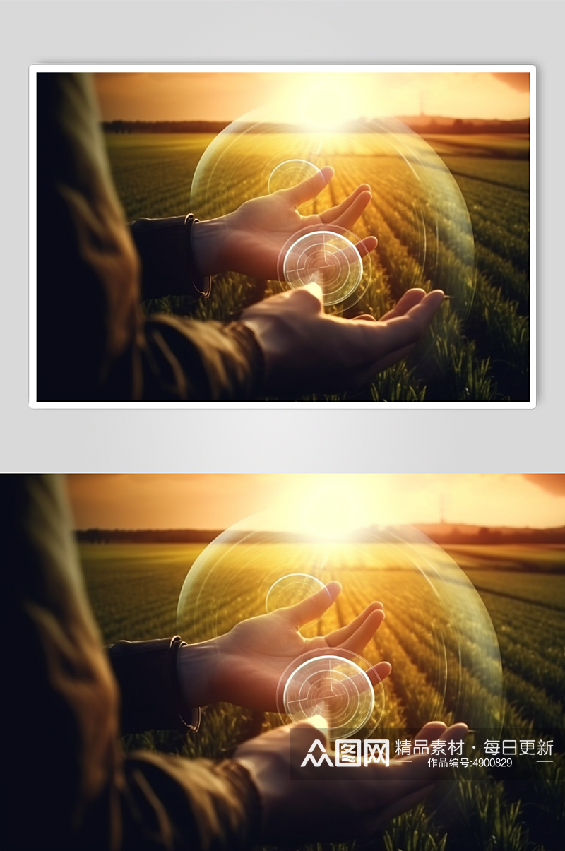AI数字艺术高清科幻科技农业摄影图片素材