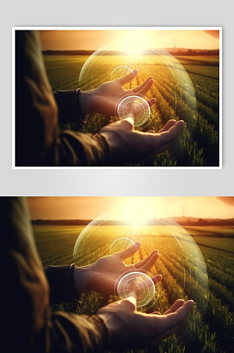 AI数字艺术高清科幻科技农业摄影图片