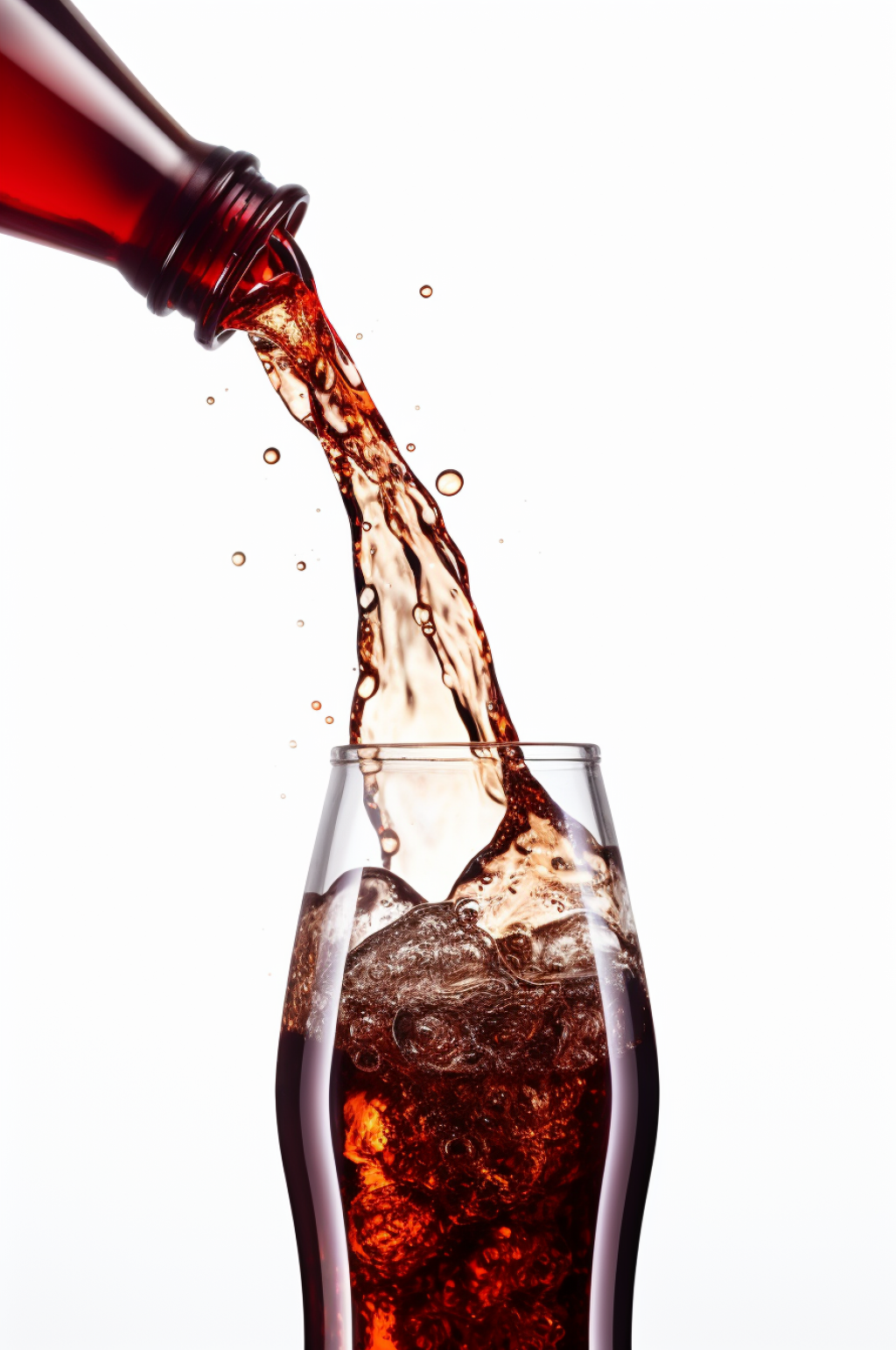 AI数字艺术可乐碳酸饮料摄影图素材
