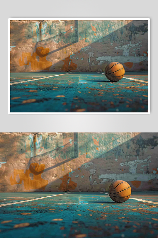 AI数字艺术篮球球类运动图片