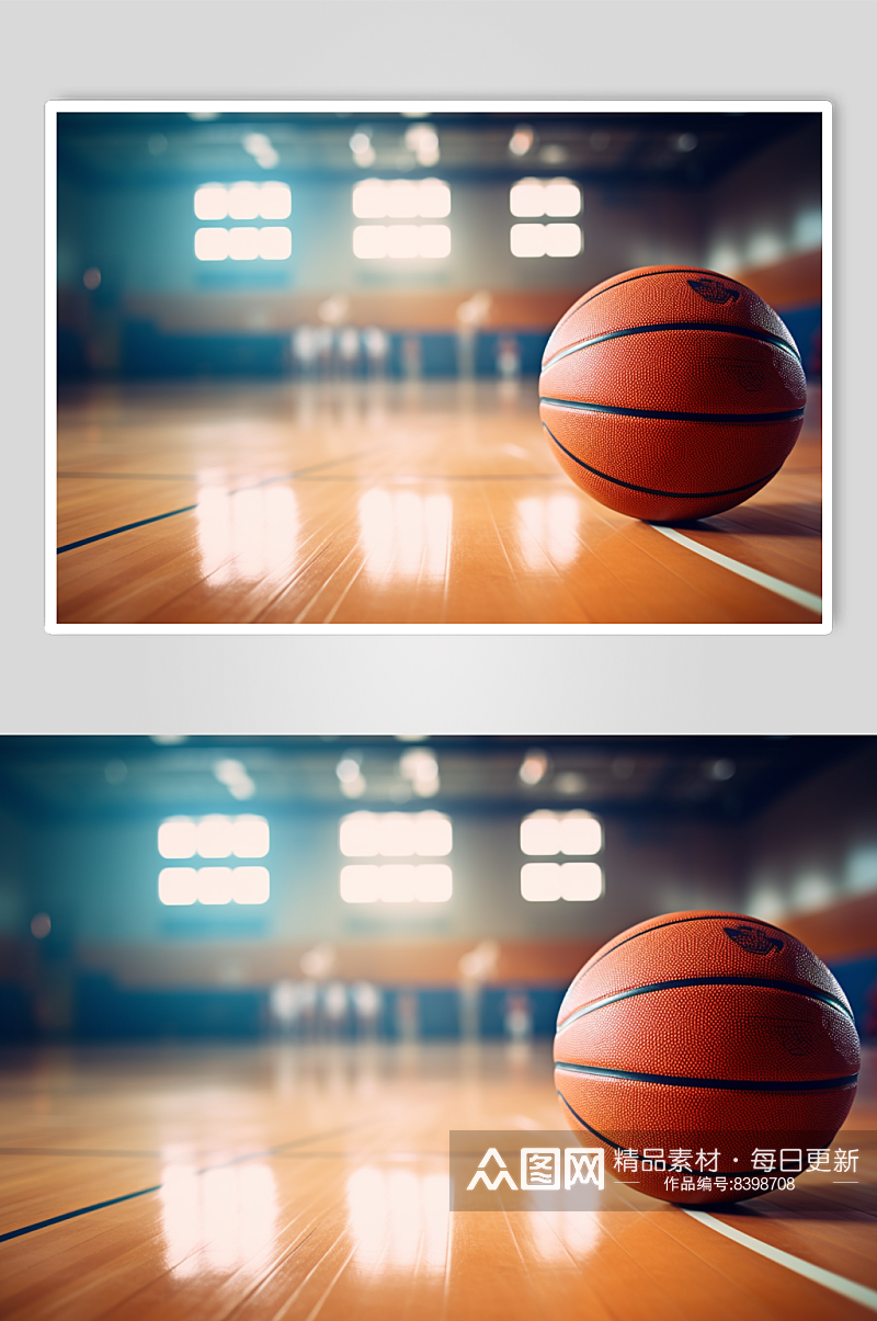AI数字艺术体育场馆篮球馆图片素材