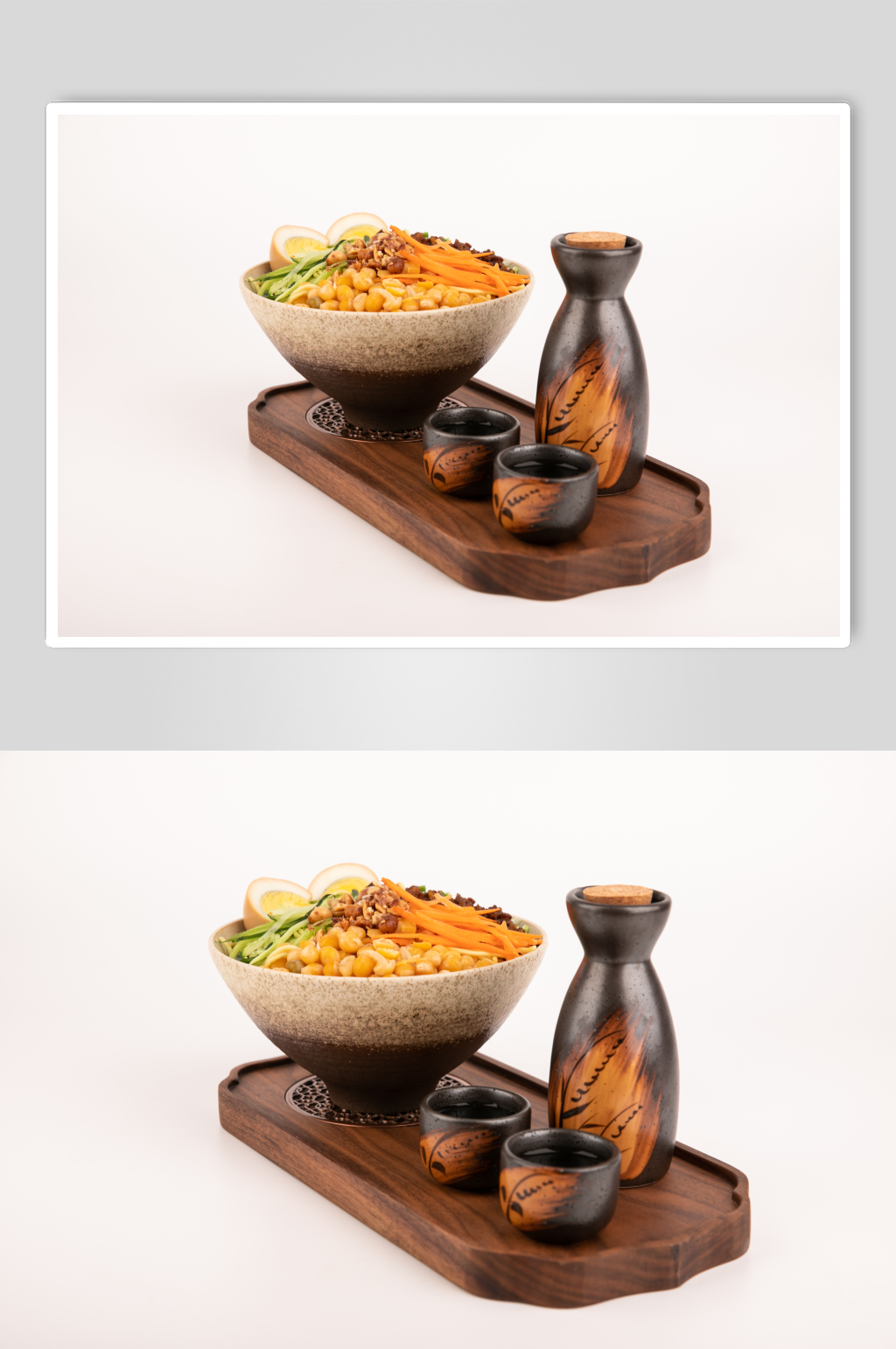 满屏飘香豌杂面美食摄影图片素材