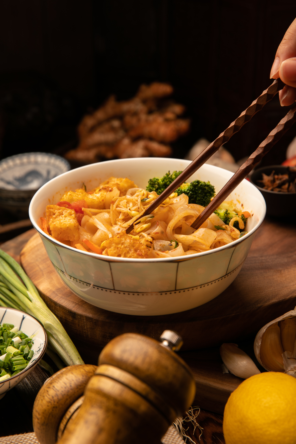 清爽凉皮美食摄影图片素材