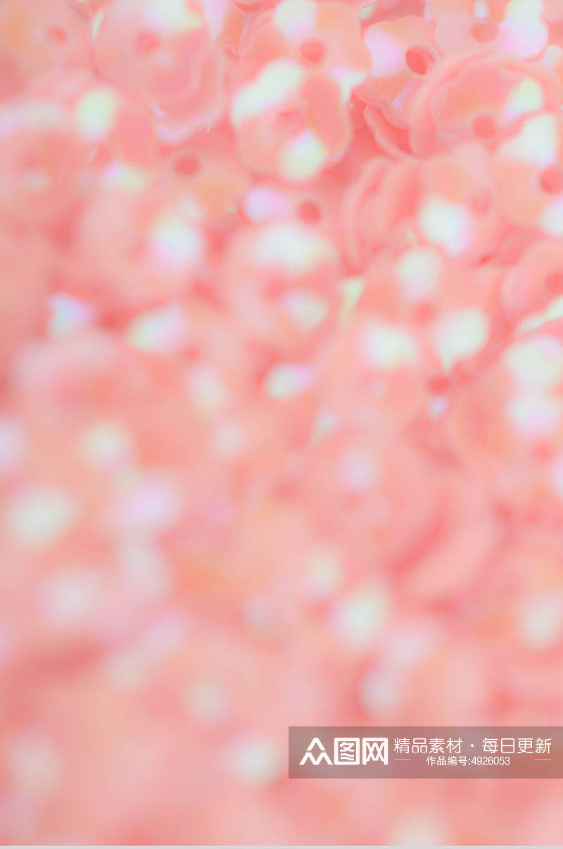 樱花色闪粉亮片质感纹理背景摄影图片素材