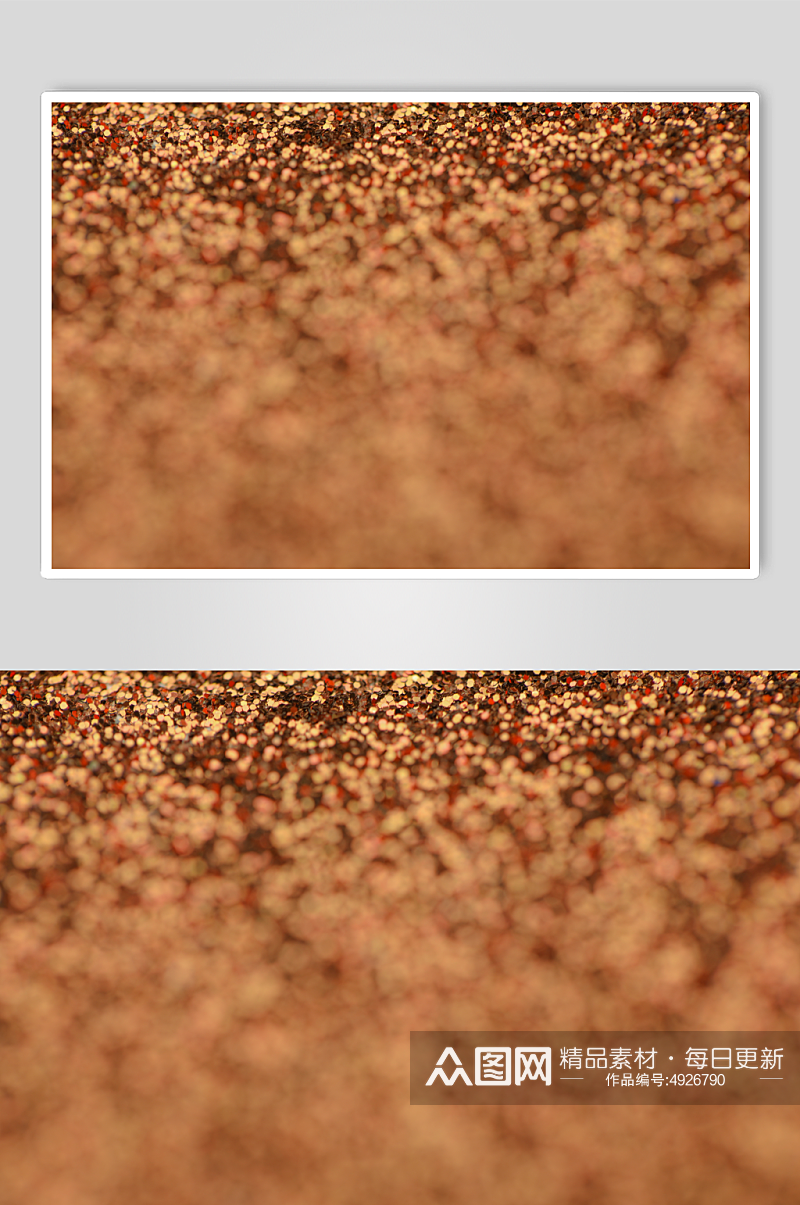 褐色闪粉亮片质感纹理背景摄影图片素材