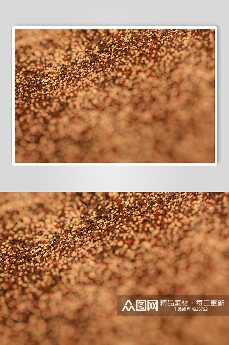 褐色闪粉亮片质感纹理背景摄影图片素材
