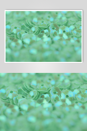 绿色闪粉亮片质感纹理背景摄影图片