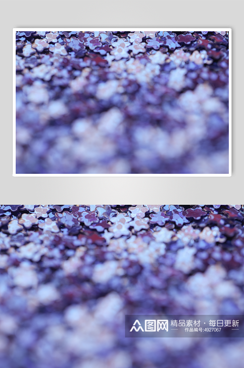 紫灰色闪粉亮片质感纹理背景摄影图片素材