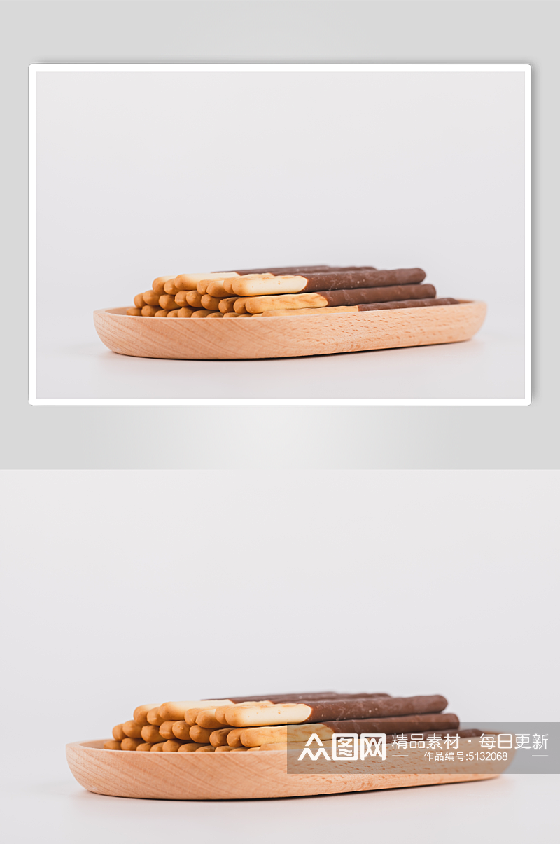 巧克力棒饼干休闲食品零食美食摄影图素材