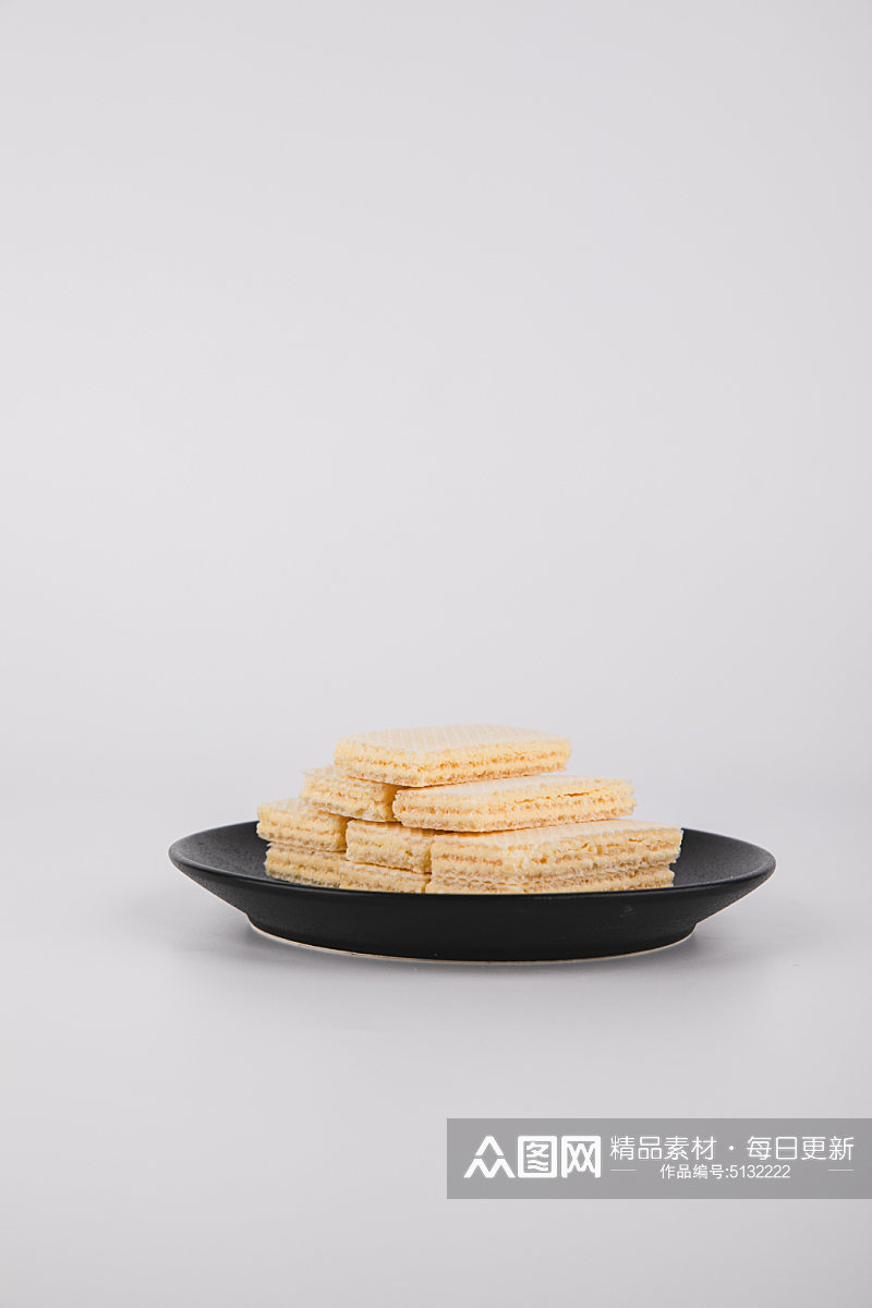 威化饼干休闲食品零食美食摄影图素材