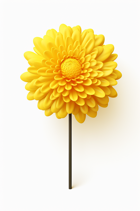 AI數(shù)字藝術(shù)3D立體秋季植物花朵模型