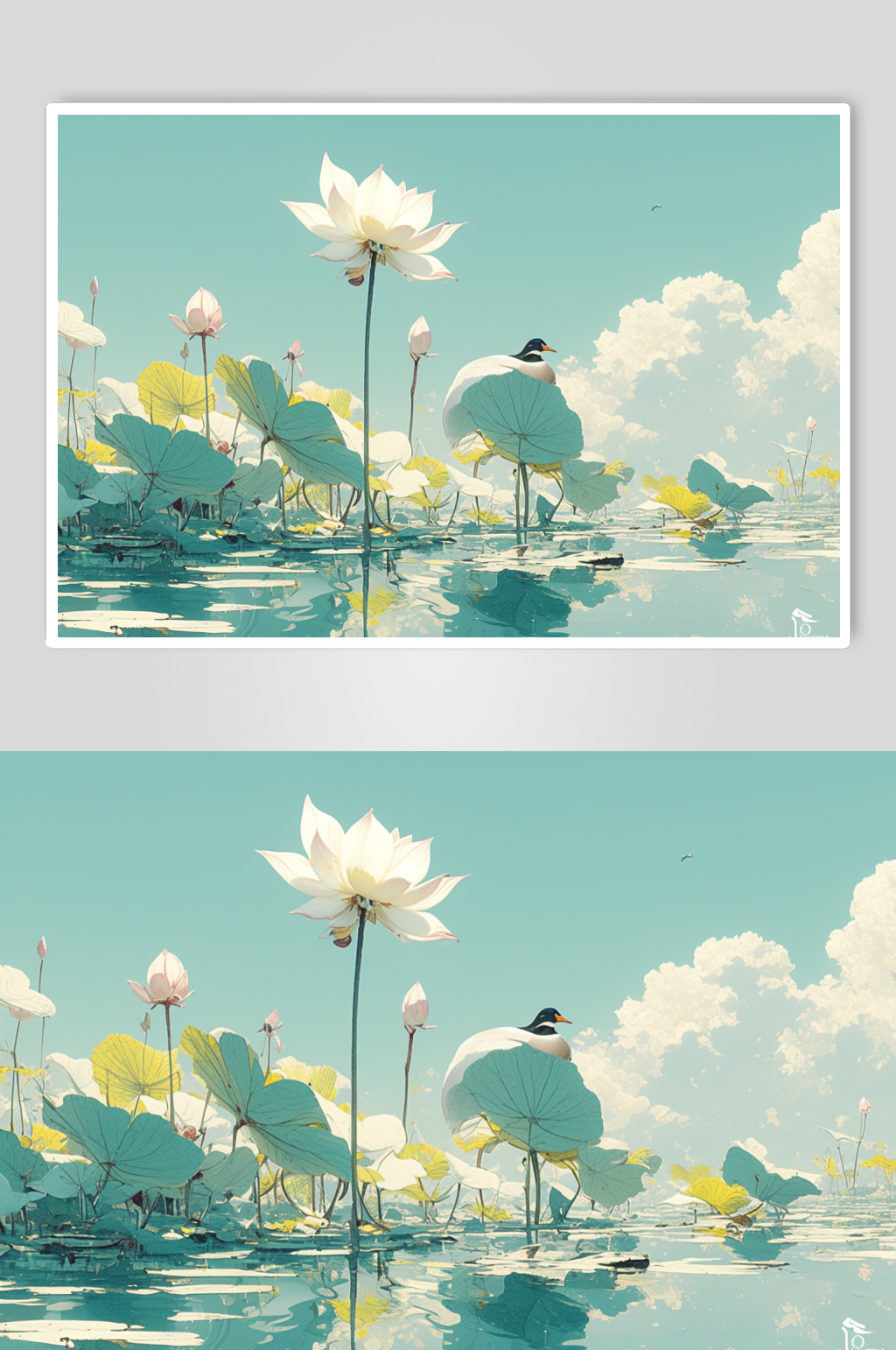 AI数字艺术二十四节气立夏初夏插画素材