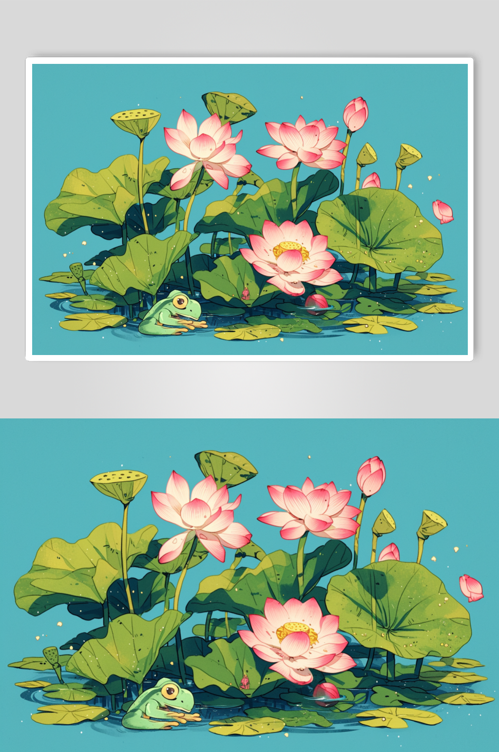 AI数字艺术二十四节气立夏初夏插画素材