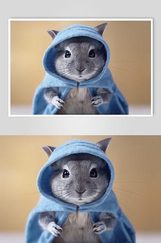 AI数字艺术高清可爱龙猫动物摄影图片