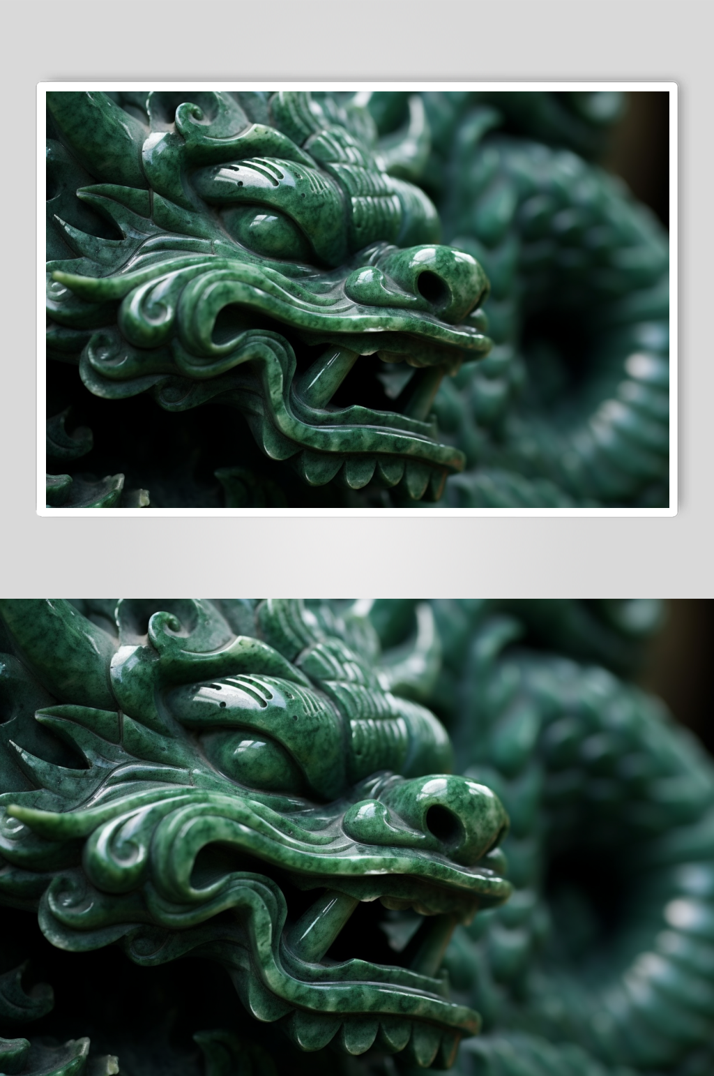 AI數(shù)字十二生肖龍玉器古董攝影圖素材